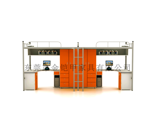 1025新型雙人學生公寓床